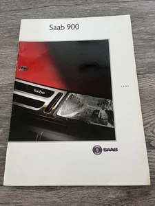 SAAB 900 Turbo 16S 900i 16 Carlsson SE Coupe Saloon Convertible Brochure 1991 - Picture 1 of 1