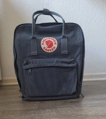Fjällräven Kanken Schultertasche Rucksack 16L Freizeit Tasche Handtasche grau - Bild 1 von 4