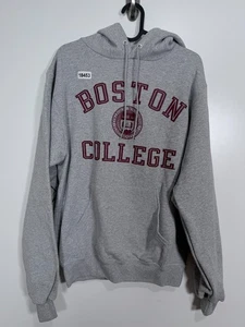 Felpa con cappuccio Champion unisex Boston College Eagles pile grigio taglia small - Foto 1 di 9