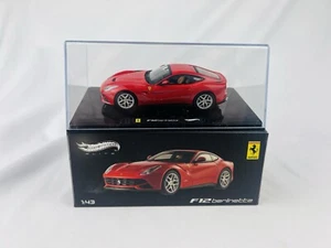 Hot Wheels Elite Ferrari F12 Berlinetta 1:43 - X5499 -RED MINICAR - Picture 1 of 10