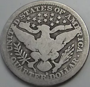 1914-S Barber Quarter in a SAFLIP® - VG- (Good+) Details Coin - Picture 1 of 2
