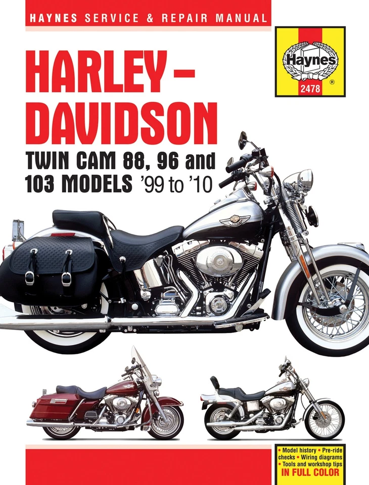 Manual de reparación Haynes M2478 para Harley-Davidson Twin Cam 88 / Dyna Glide / Electr Foto 1 de 1