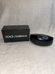 DOLCE & GABBANA Black EMPTY Eyeglass Sunglass Case with Box - Picture 1 of 4