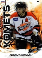 2012-13 Fort Wayne Komets Choice #19 Brent Henley