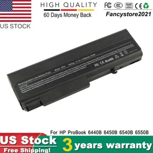 9 Cell Battery for HP Compaq 6530B 6535b 6730b 6735b EliteBook 6930P 8440P 8440W - Picture 1 of 9