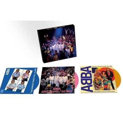 ABBA - Super Trouper 3 X 7 Inch Coloured Vinyl Singles Limited Box Set 2861 NEW - Bild 1 von 2