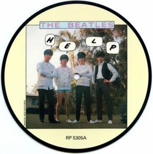 NEW! Beatles Picture Disc  Help! / I'm Down 7" Vinyl The 20th Anniversary - Picture 1 of 2