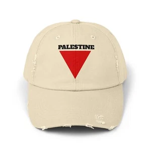 Distressed Cap, Activist Hat, Trendy Casual Fashion, Free Palestine Gift, Summer - Picture 1 of 17