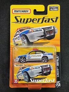 Matchbox Superfast Chevy Impala Police - Picture 1 of 2