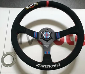 Sportlenkrad Wildleder Lancia Delta Integrale 6x WRC Martini Racing 350mm/80mm - Bild 1 von 11