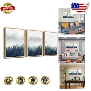 High-Quality Framed Wall Art Set for Living Room - Natural Landscape Theme - Picture 1 of 8