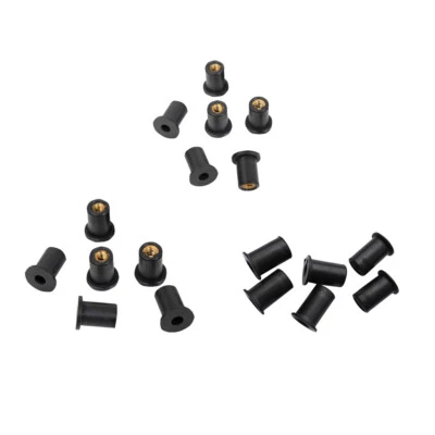 18 Stü  M5 M6 Metrische Gummi Well Muttern Blindverschluss Wellnuts Für - Bild 1 von 4
