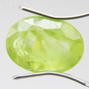 2-4 Ct Untreated Natural Sphene/Titanite Loose Gemstones Oval Cut Certified - Picture 1 of 5