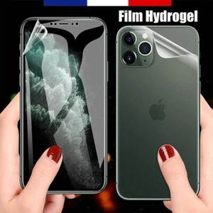 Film Hydrogel AVANT / ARRIÈRE iPhone 16 15 14 SE 13 12 Mini 11 Pro X Max 8 7 + - Imagen 1 de 12