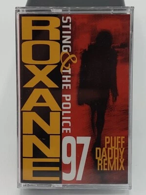 Sting & The Police Roxanne '97 Puff Daddy Remix (Cassette) Very Rare - Image 1 of 4