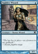 FUGITIVE WIZARD FOIL 10th Edition MTG Magic the Gathering Cards DJMagic