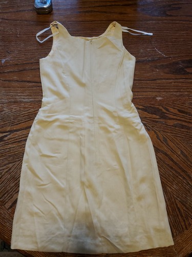 OFF WHITE Abito da sera bianco vintage Laura Ashley Off taglia 4 (cb3)