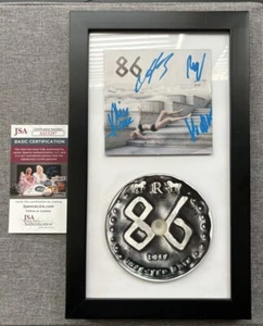 INFECTED RAIN 86 SIGNED JSA FRAMED CD Autograph Lena Scissorhands+3 B - Picture 1 of 1