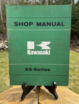 Kawasaki Motorcycle KS Series Shop Manual 1973 Original OEM 168 Pages - Image 1 of 4