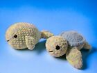 Peluche Amigurumi animaux - Crochet à main baleine et tourte paquet bleu clair/vert neuf