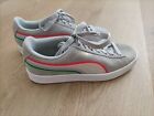 Puma Women's Grey Suede Rainbow Sneakers Shoes Size 39 (8-8.5)