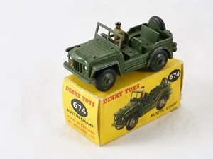 Dinky Toys GB N º 674 Austin Champ Jeep en Caja - Imagen 1 de 10