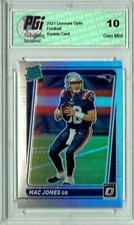 Mac Jones 2021 Donruss #P-255 Optic Preview Holo Rookie Card PGI 10