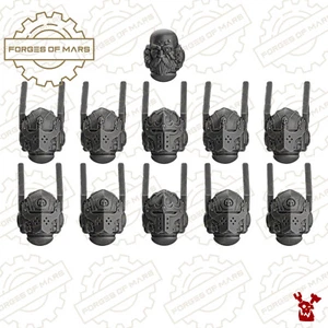 Marines - Emerald Legion - Helmets - Aeternum Knights Winged (x11) - Imagen 1 de 2