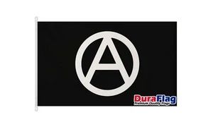 ANARCHY 5X3 HOCHWERTIGE FLAGGE (150 cm x 90 cm) DURABLAG mit CLIPS / HAKEN - Bild 1 von 6