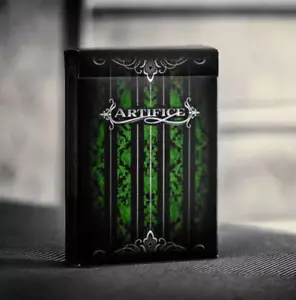 Artifice Verde Ellusionista Mazo Cartas de Juego USPCC Poker Cojín de Aire Bicicleta ne - Imagen 1 de 1