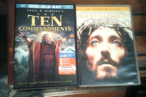 The Ten Commandments (4-Disc Blu-ray/Dvd) + Jesus of Nazareth (2-DVD) - Bild 1 von 1