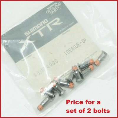 NOS SHIMANO XTR REAR DERAILLEUR VINTAGE 53m24000 JOCKEYS PULLEYS BOLTS RD-M950 - Image 1 of 2