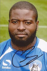 OLDHAM: GEORGE ELOKOBI SIGNED 6x4 PORTRAIT PHOTO+COA - Picture 1 of 1