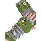 Women Ladies Fingerless Arm Warm Winter Gloves Hand Long Knitted Warmer Mittens