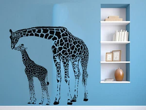 Giraffe Little Wall Decals Animal Vinyl Sticker Nursery Bedroom Home Decor NS924 - Picture 1 of 4