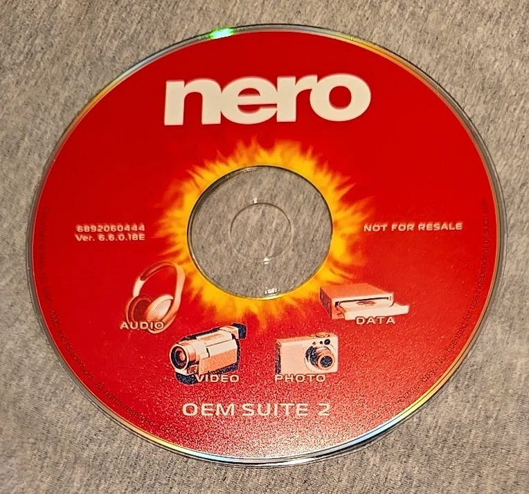 VINTAGE NERO OEM SUITE 2 FOR AUDIO, VIDEO, PHOTO AND DATA  6.6.0.18E NFR - Image 1 of 1
