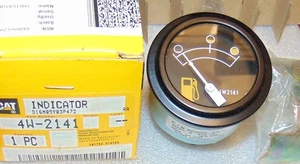 NEW GENUINE CAT FUEL INDICATOR GAUGE CATERPILLER 4W-2141 & BRACKET D16M09Y03P472 - Picture 1 of 4