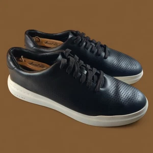 Cole Haan Grand Series Mens Black Leather Sneakers C31219 Casual Shoe Size 9.5 M - Picture 1 of 9