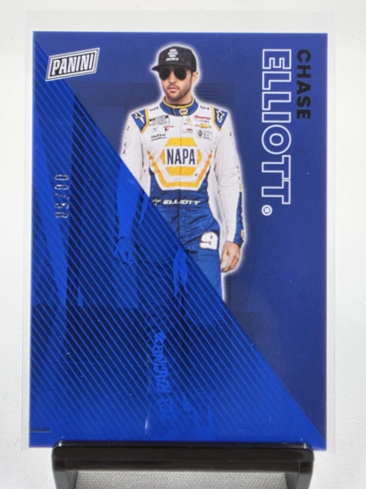 Chase Elliott 2023 Panini Father's Day Blue Parallel /50 #42 NASCAR  - Image 1 of 3