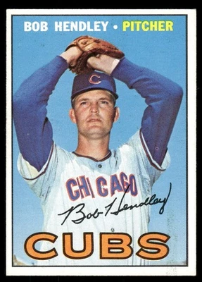 1967 Topps #256 Bob Hendley - EX - Image 1 of 2