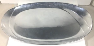 GROSSES Wilton Armetale Silber Oval Tablett Servierschale Platte 20" - KOSTENLOSER VERSAND - Bild 1 von 8