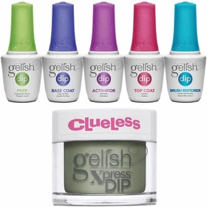 Gelish Dip Bundle, Includes Basix Kit and Sage Green Creme Dip Powder - Picture 1 of 7