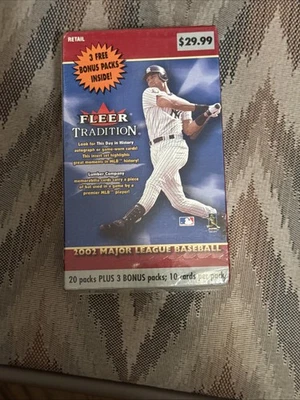 SEALED BOX 2002 MAJOR LEAGUE BASEBALL FLEER TRADITION - Image 1 of 4