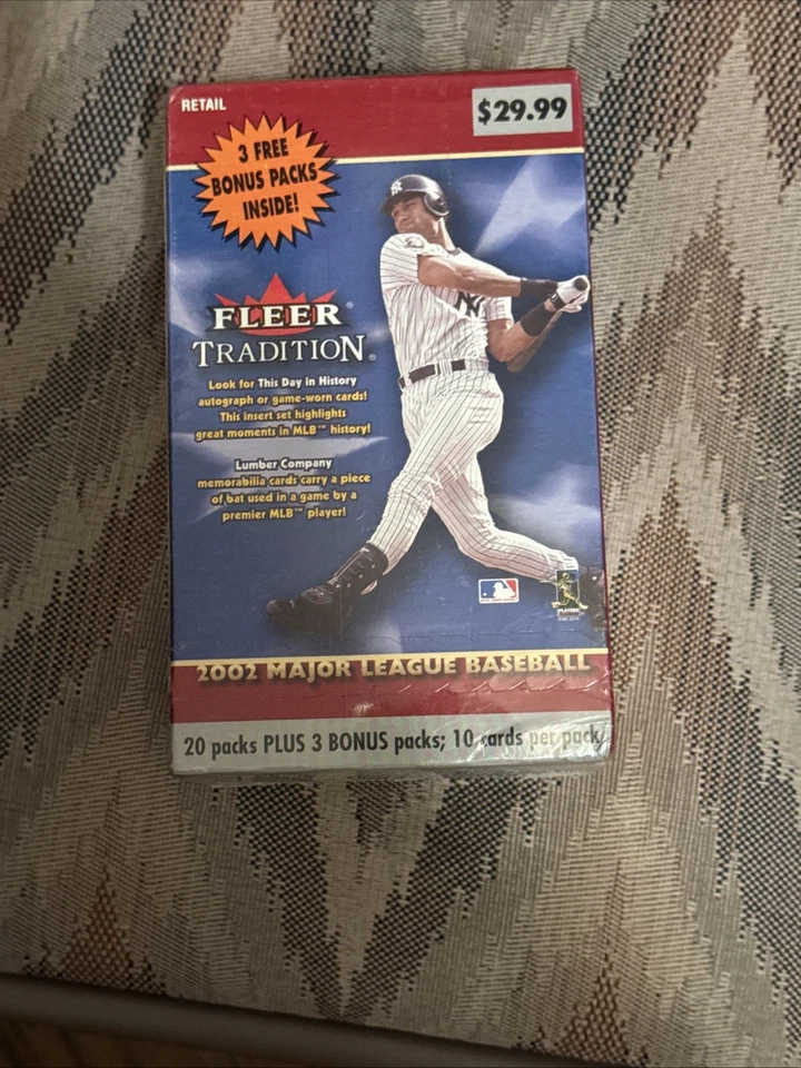 SEALED BOX 2002 MAJOR LEAGUE BASEBALL FLEER TRADITION - Image 1 of 4