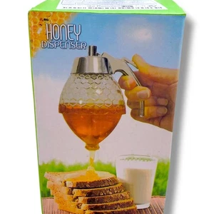 No Drip Honey Dispenser With High Capacity Honey Clear Pourer Dispenser For Home - Picture 1 of 3