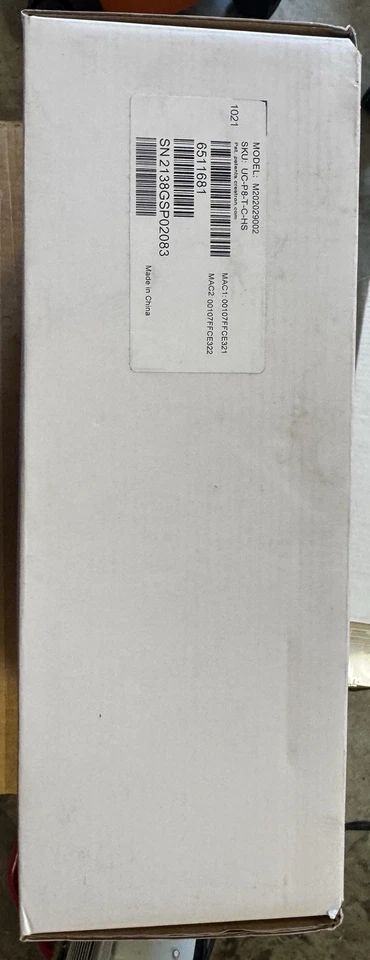 Crestron Microsoft Teams Phone Flex 8in. Video VoIP Phone Handset (UC-P8-T-C-HS) - Image 1 of 4