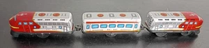 Treno litografico in latta vintage WIND UP, Bai Bao MS069, funzionante. Condizioni nuove, senza scatola - Foto 1 di 4