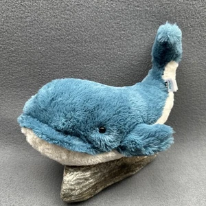 Jellycat Wally Wal 12 Zoll ZURÜCKGENOMMEN Blaues Meer Ozean Säugetier weiches Stofftier Plüsch - Bild 1 von 8