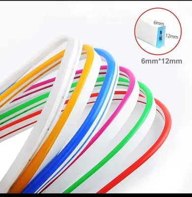 STRISCIA STRIP LED NEON FLEX 1 METRI DC12V IMPERMEABILE ESTERNO IP65 MODELLABILE - Bild 1 von 4