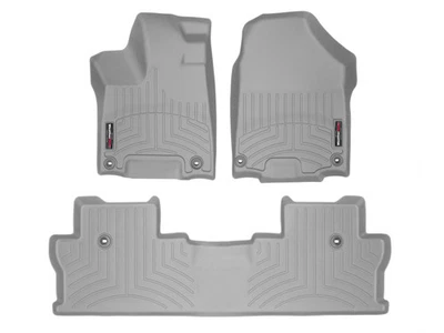 Forro de piso WeatherTech para Honda Ridgeline 2017-2026 - 1ª y 2ª fila, gris Foto 1 de 4
